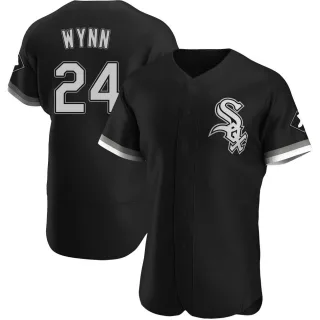 Authentic Men's Early Wynn Chicago White Sox Alternate Jersey - Black