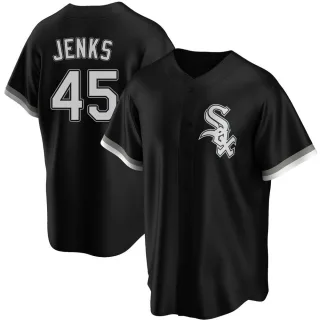 Replica Men's Bobby Jenks Chicago White Sox Alternate Jersey - Black